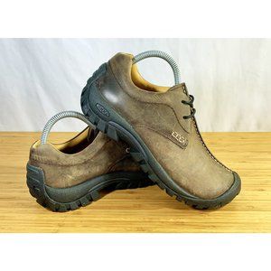 KEEN Men’s Boston III Sz 7.5 Hiking Waterproof Nubuck Leather Shoes Center Stch